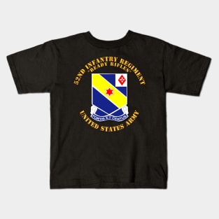 52nd Infantry Regiment - Ready Rifles Kids T-Shirt